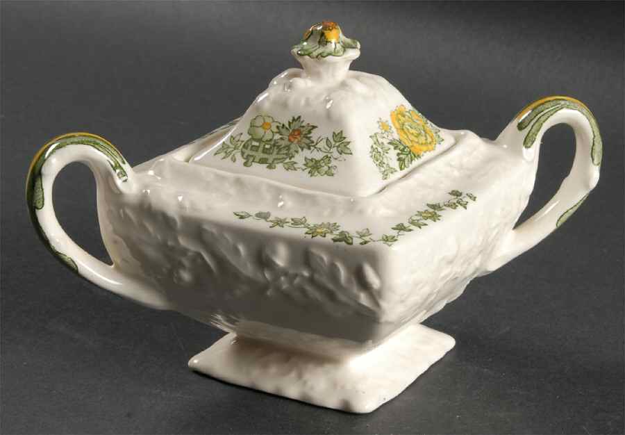 Henley Sugar Bowl & Lid by Mason's-1