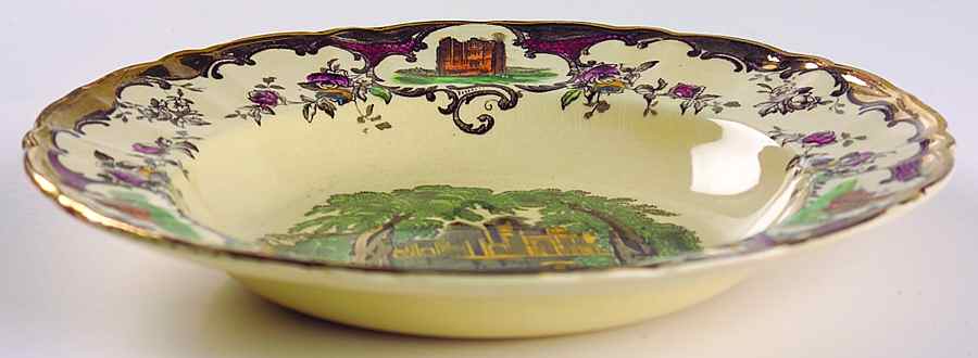 Leeds Rim Soup Bowl by Mason's-1