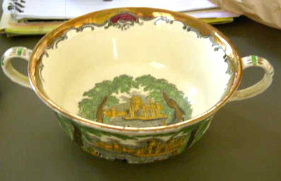 Leeds Flat Cream Soup Bowl by Mason's-1