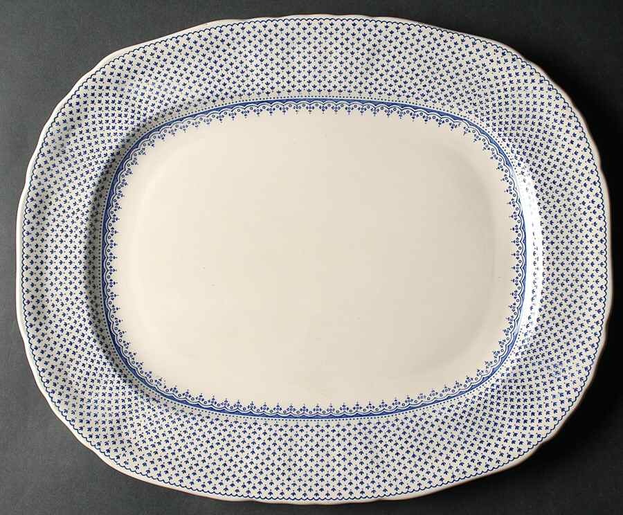 Louise 15" Oval Serving Platter by Mason's-1