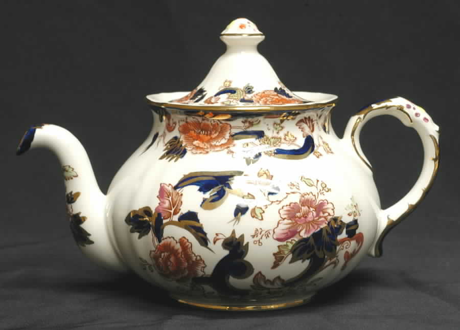 Mandalay Blue Multicolor Teapot & Lid by Mason's-1