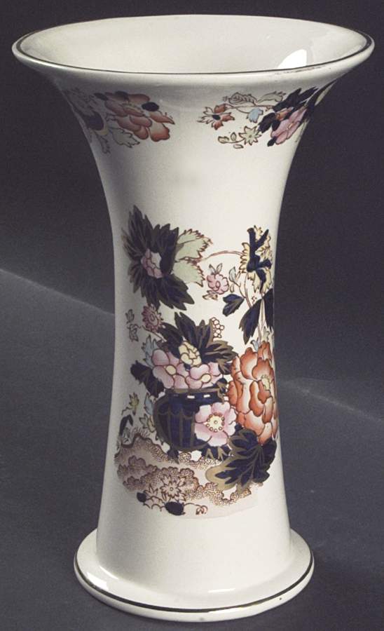 Mandarin 8" Trumpet Vase by Mason's-1