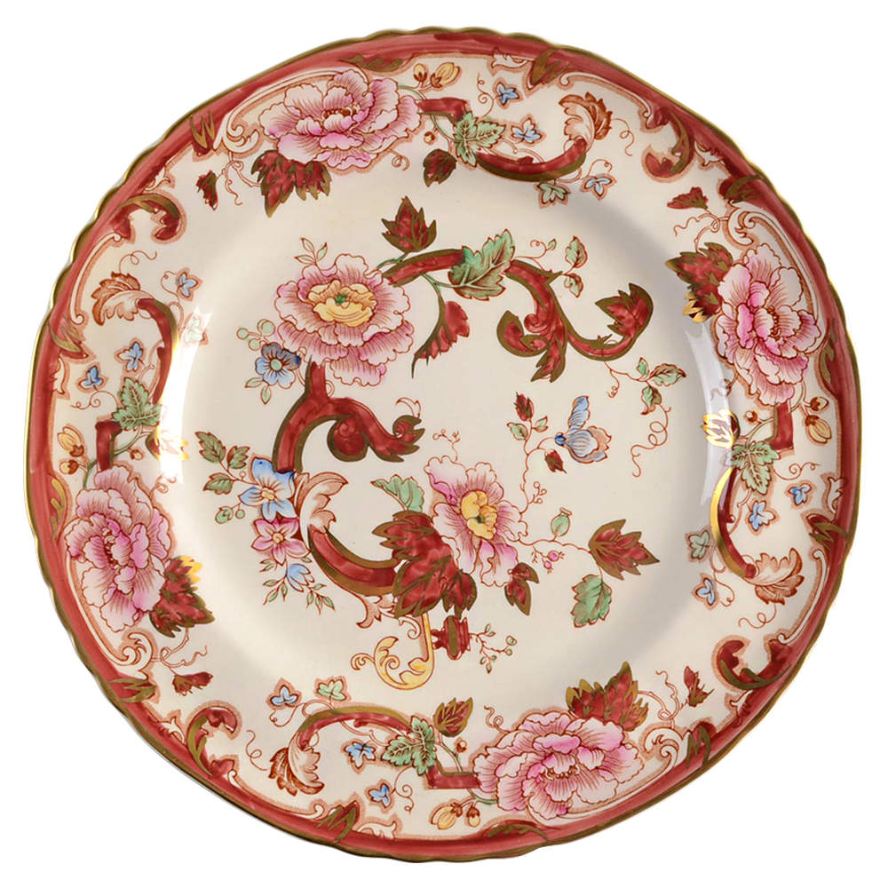 Mandalay Red Dinner Plate by Mason's-1