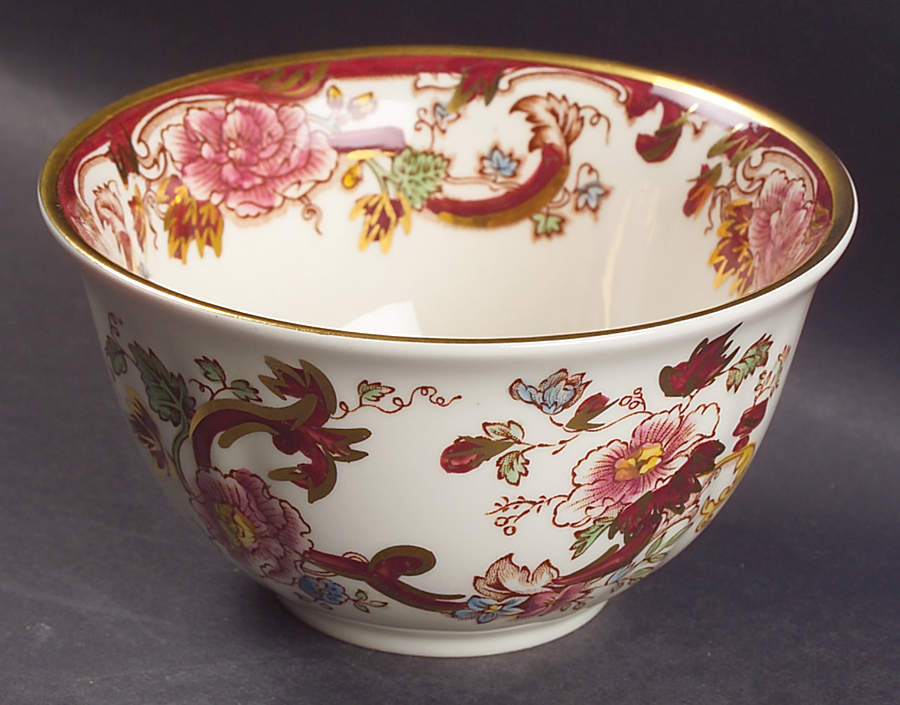 Mandalay Red Open Rice/Sugar Bowl by Mason's-1