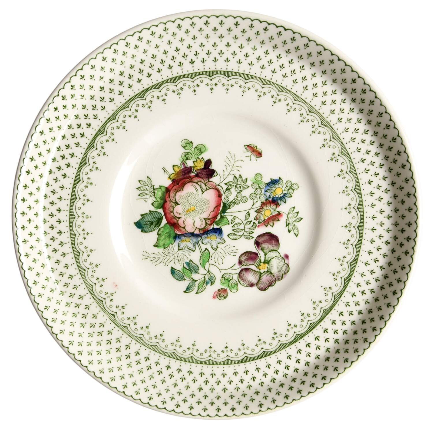 Paynsley Green Multicolor Saucer by Mason's-1