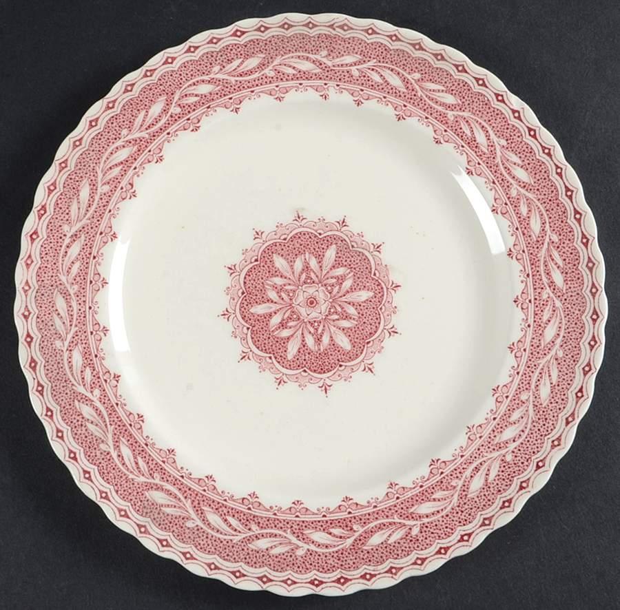 Plymouth Red Salad Plate by Mason's-1
