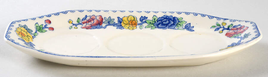 Regency Plantation Colonial Tray for Salt, Pepper, Mustard Set by Mason's-1