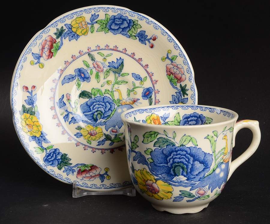Regency Plantation Colonial Footed Cup & Saucer Set by Mason's-1