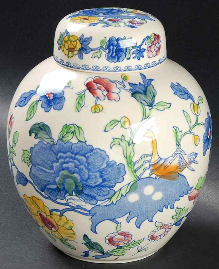 Regency Plantation Colonial Large Ginger Jar & Lid by Mason's-1