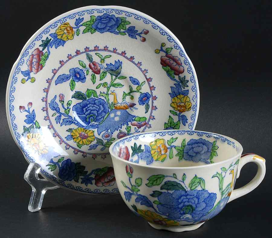 Regency Plantation Colonial Footed Cup & Saucer Set by Mason's-1