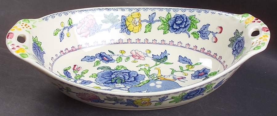 Regency Plantation Colonial 10" Oval Vegetable Bowl by Mason's-1