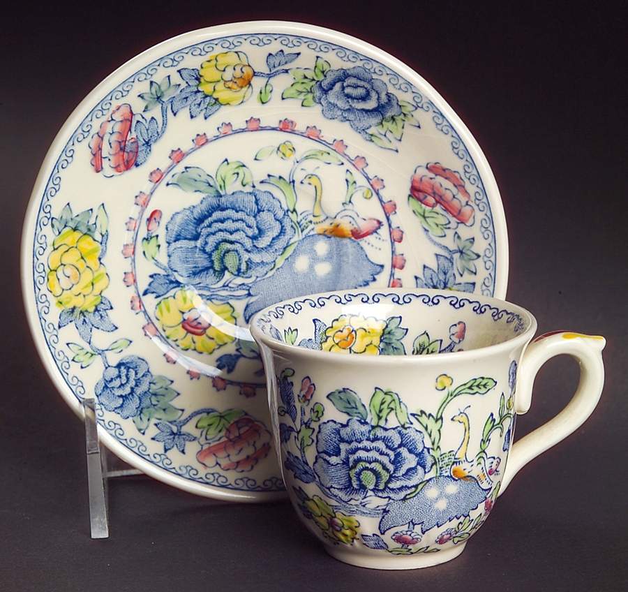 Regency Plantation Colonial Flat Demitasse Cup & Saucer Set by Mason's-1