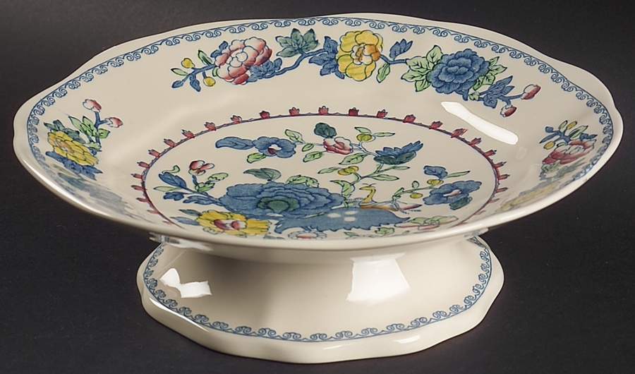 Regency Plantation Colonial Round Compote (Height X Width) by Mason's-1