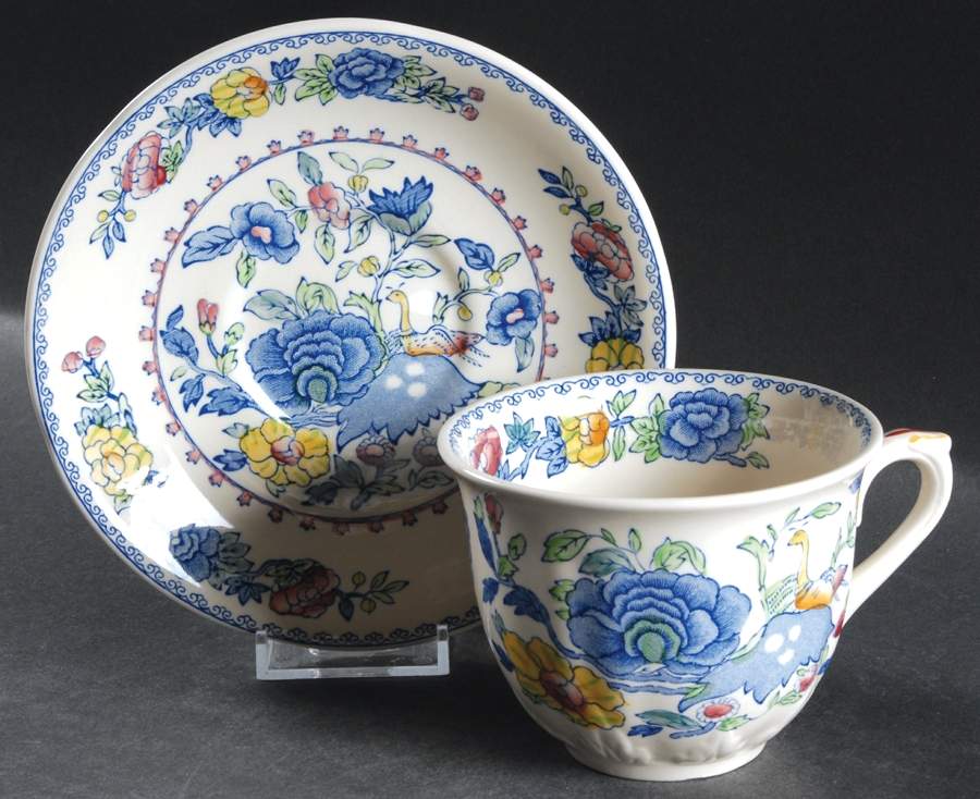 Regency Plantation Colonial Breakfast Cup & Saucer Set by Mason's-1