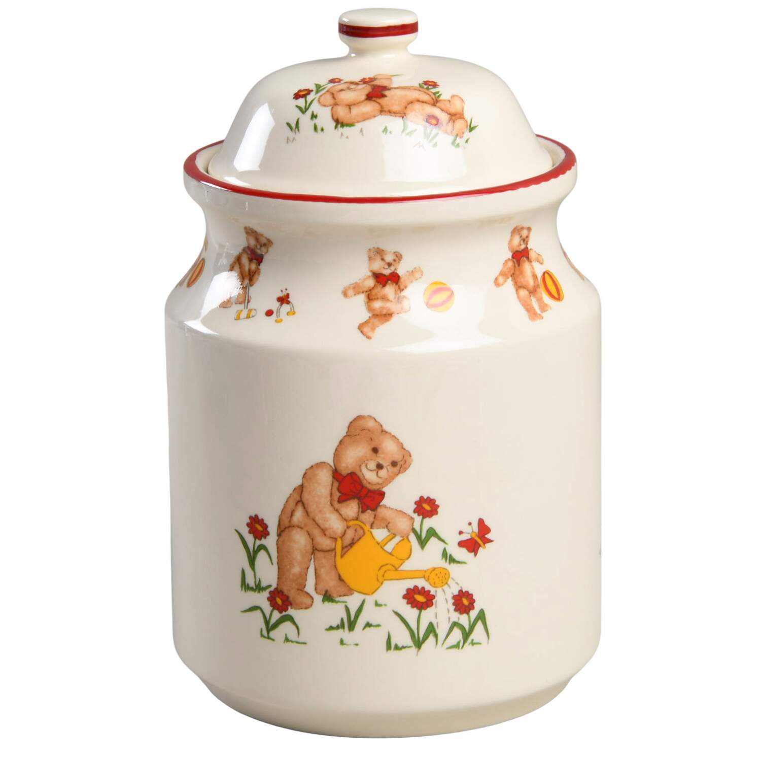 Teddy Bears 5" Storage Jar & Lid by Mason's-1