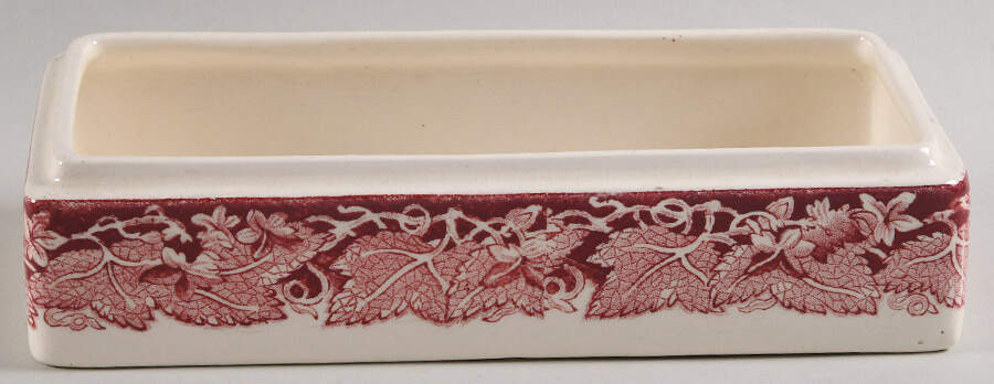 Vista Pink (No Trim) Rectangular Box, No Lid by Mason's-1