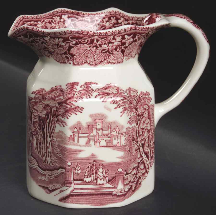 Vista Pink (No Trim) 22 Oz Fenton Jug by Mason's-1