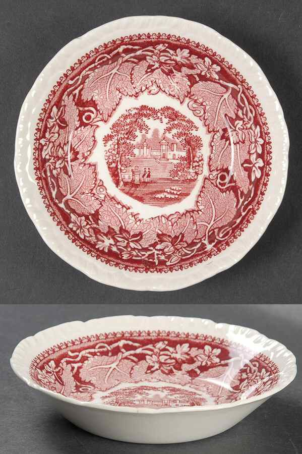 Vista Pink (No Trim) Fruit/Dessert (Sauce) Bowl by Mason's-1