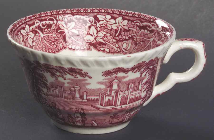 Vista Pink (No Trim) Flat Cup by Mason's-1