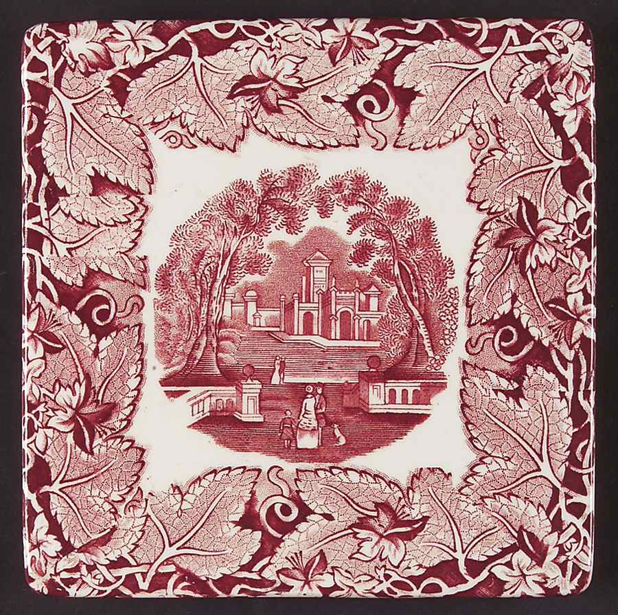 Vista Pink (No Trim) Trivet by Mason's-1
