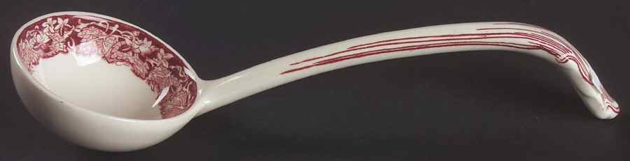Vista Pink (No Trim) Tureen Ladle by Mason's-1