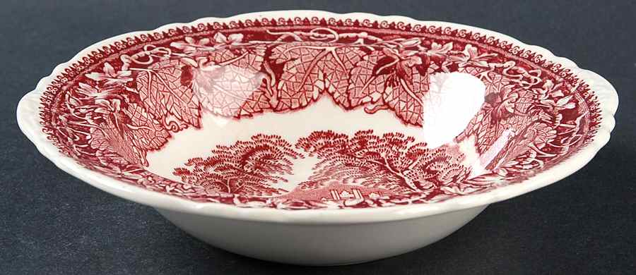 Vista Pink (No Trim) Lugged Cereal Bowl by Mason's-1