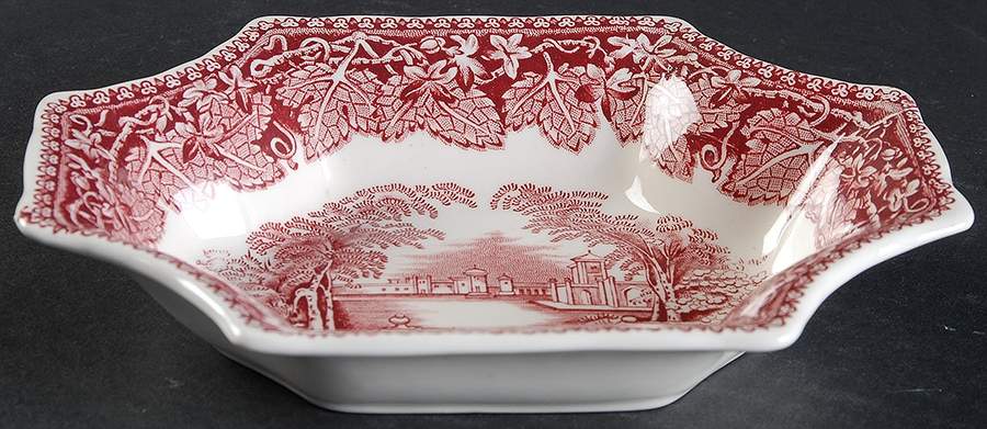Vista Pink (No Trim) 6" Mason Sweet Dish by Mason's-1