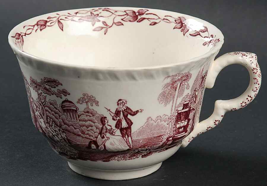 Watteau Mulberry Oversized Cup by Mason's-1