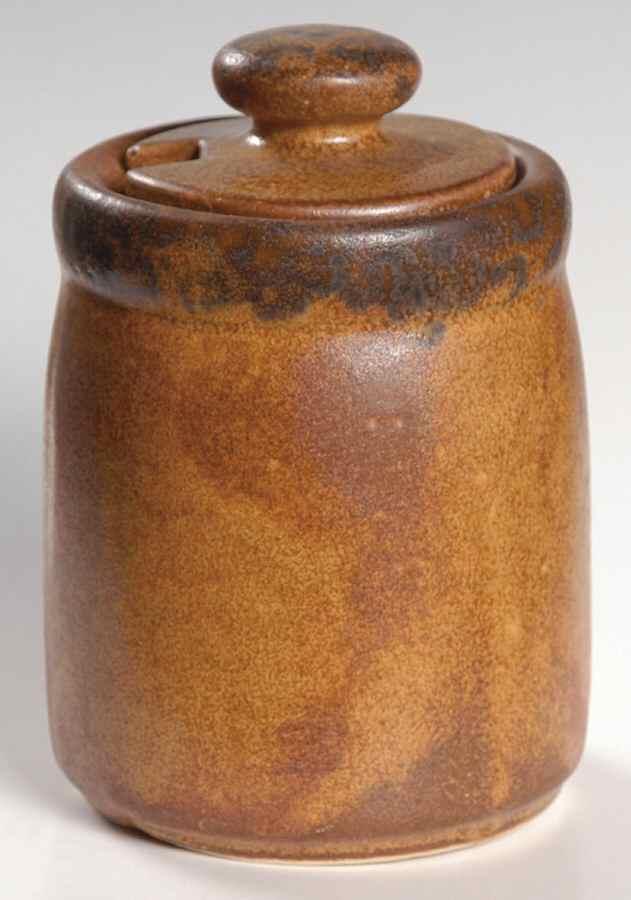 Canyon Sugar Bowl & Lid by Nelson McCoy-1
