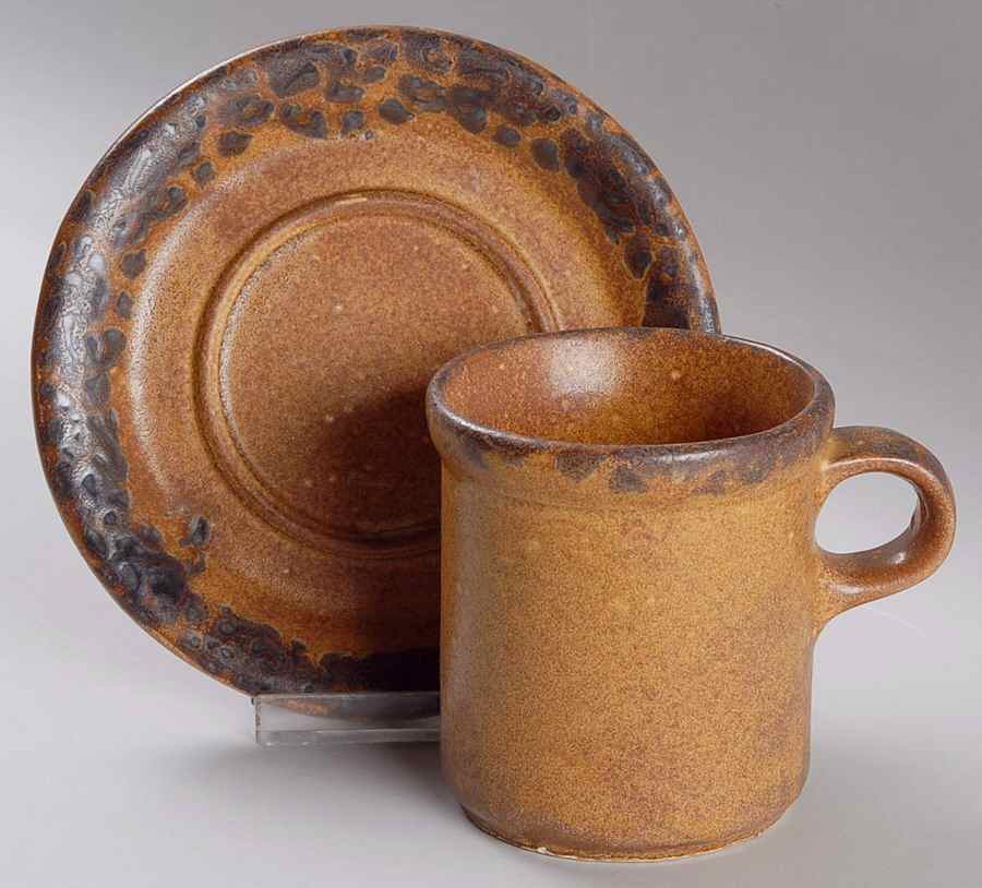 Canyon Flat Cup & Saucer Set by Nelson McCoy-1