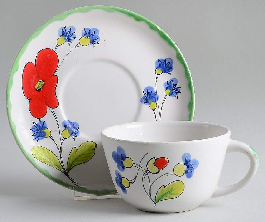 MCI2 Flat Cup & Saucer Set by Mancioli-1