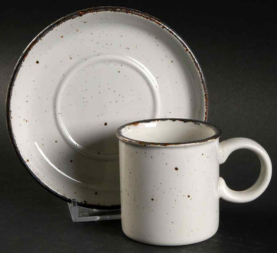 Creation Flat Demitasse Cup & Saucer Set by W R Midwinter Ltd-1