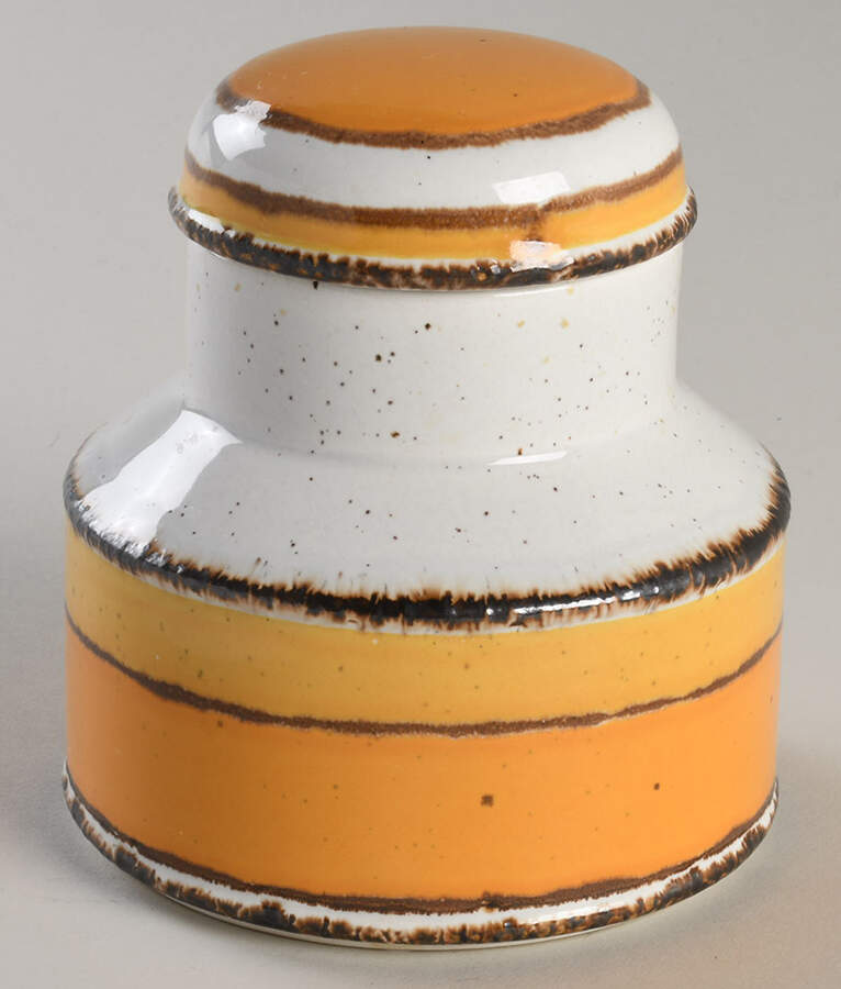 Sun Sugar Bowl & Lid by W R Midwinter Ltd-1