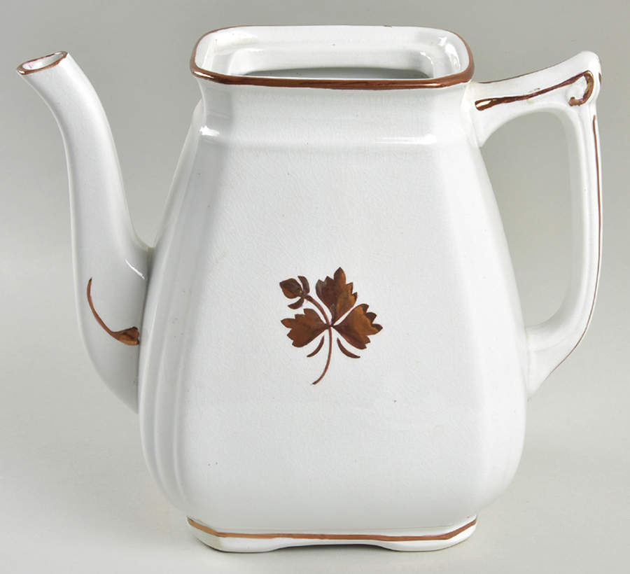 Tea Leaf Coffee Pot No Lid by Alfred Meakin-1