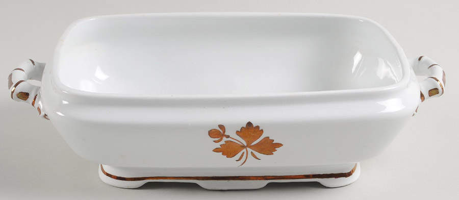 Tea Leaf Rectangular Vegetable No Lid by Alfred Meakin-1
