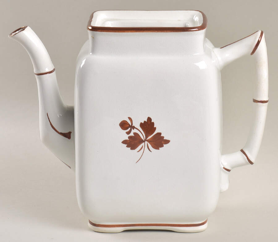 Tea Leaf Coffee Pot No Lid by Alfred Meakin-1