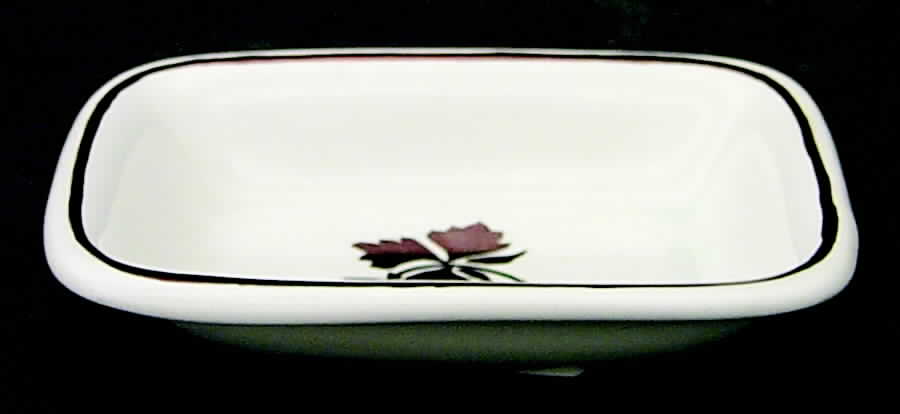 Tea Leaf Soap Dish by Alfred Meakin-1