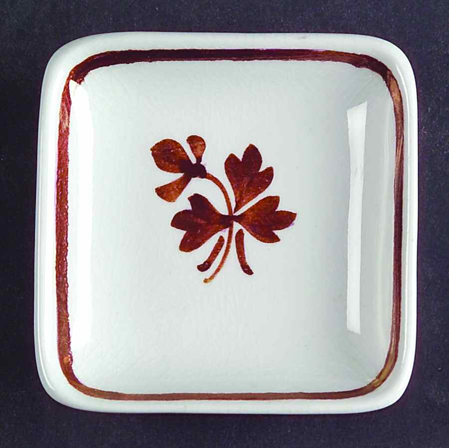 Tea Leaf Butter Pat by Alfred Meakin-1