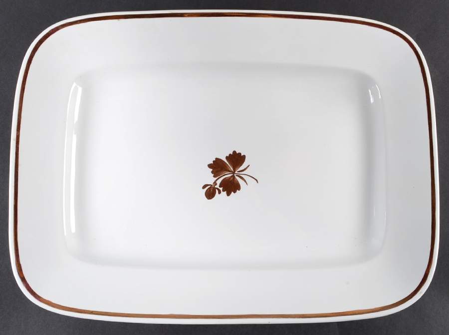Tea Leaf 17" Rectangular Serving Platter by Alfred Meakin-1