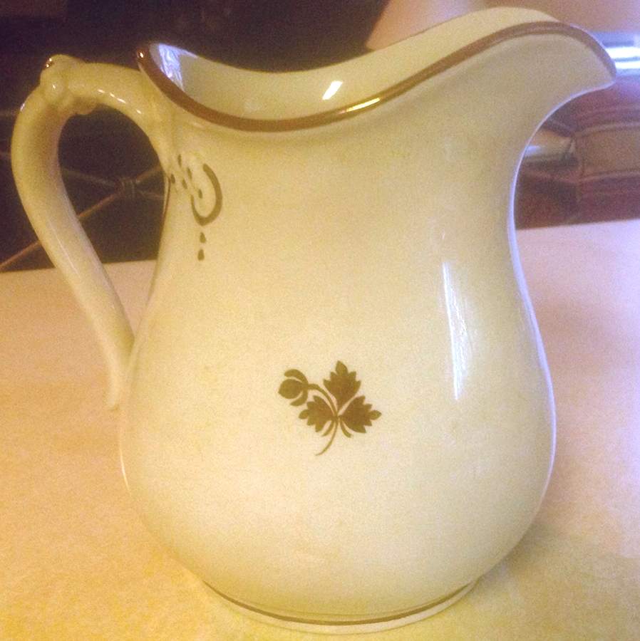 Tea Leaf Pitcher by Alfred Meakin-1