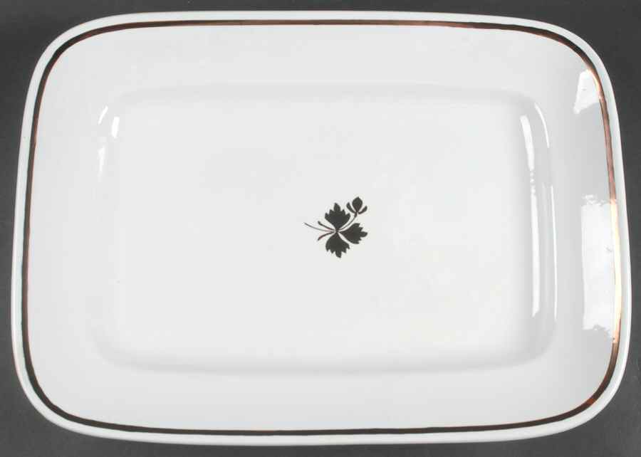 Tea Leaf 17" Rectangular Serving Platter by Alfred Meakin-1