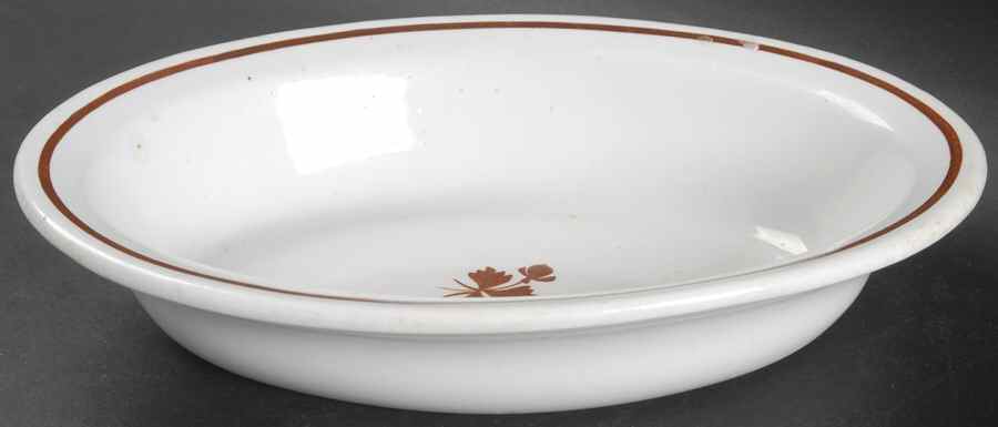 Tea Leaf 9" Oval Vegetable Bowl by Alfred Meakin-1