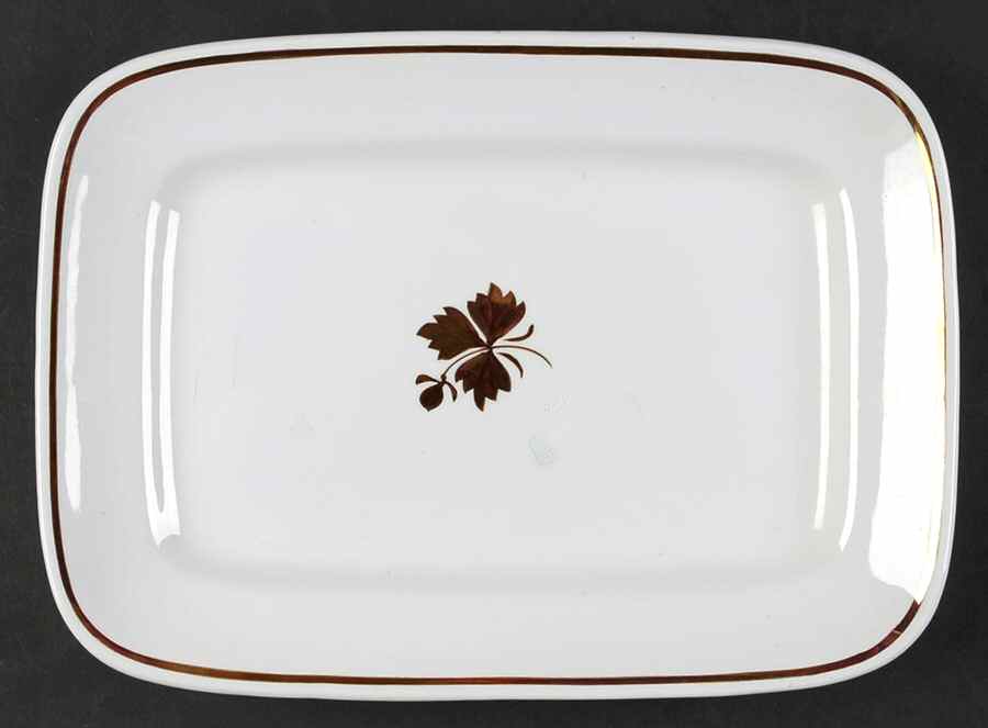 Tea Leaf 11" Rectangular Serving Platter by Alfred Meakin-1
