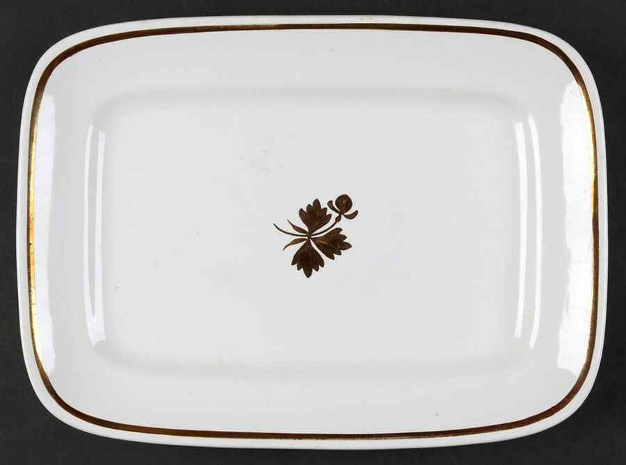 Tea Leaf 12" Rectangular Serving Platter by Alfred Meakin-1