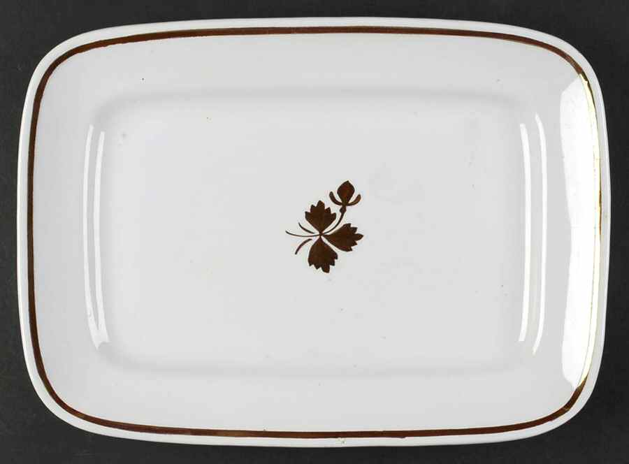 Tea Leaf 13" Rectangular Serving Platter by Alfred Meakin-1
