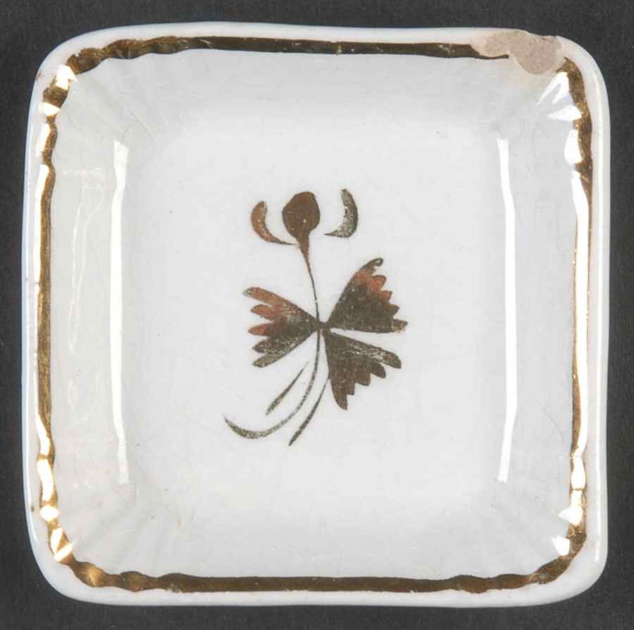 Tea Leaf Butter Pat by Alfred Meakin-1