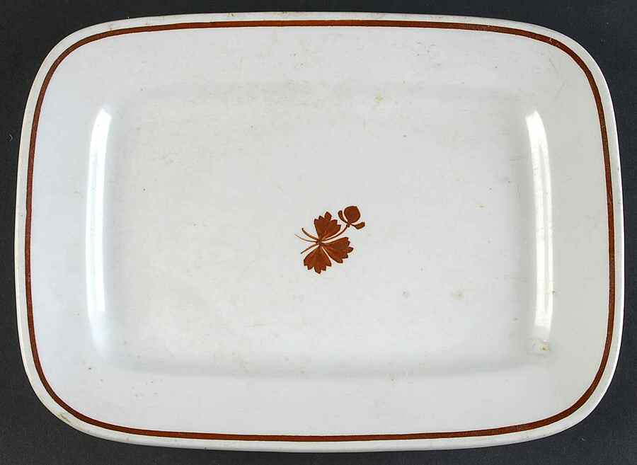 Tea Leaf 10" Rectangular Serving Platter by Alfred Meakin-1