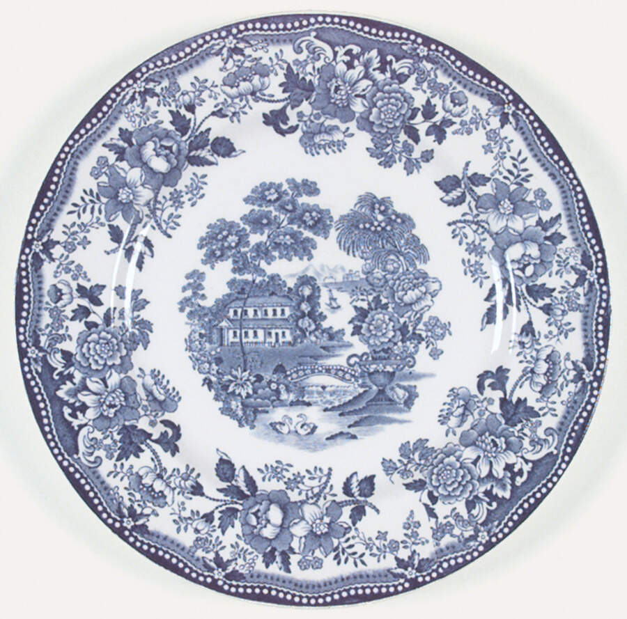 Tonquin Blue Dinner Plate by Alfred Meakin-1