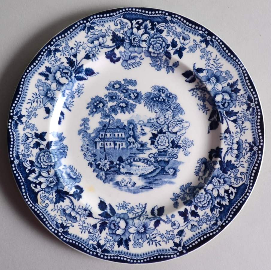 Tonquin Blue Salad Plate by Alfred Meakin-1