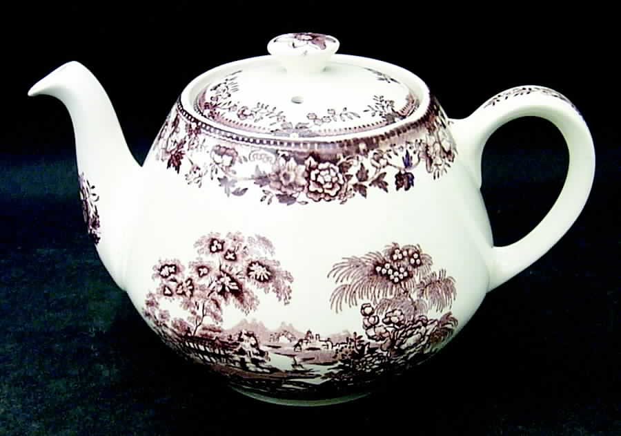 Tonquin Brown Teapot & Lid by Alfred Meakin-1